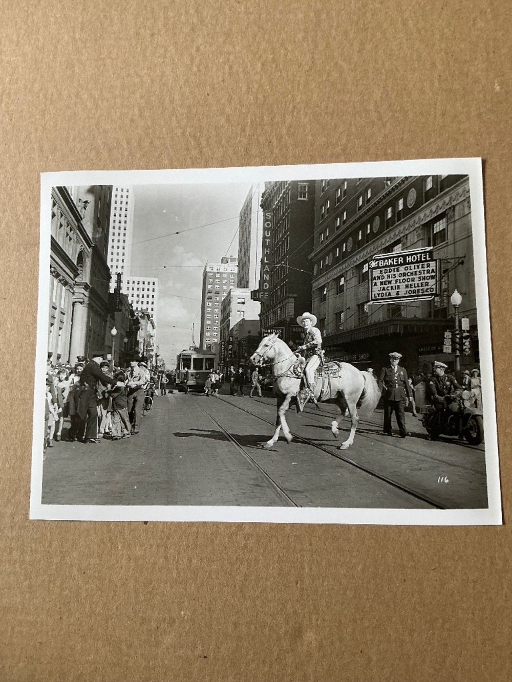 Vintage Roy RogersTrigger Glossy 8x10 Photo Promotional Shot Reprint Dallas